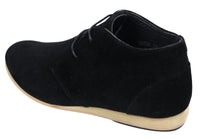 Ανδρικά Μαύρα Μπεζ Καφέ Navy Desert Boots Παπούτσια με ψηλό τελείωμα, Σουέτ, Τσέλσι μέχρι τον αστράγαλο