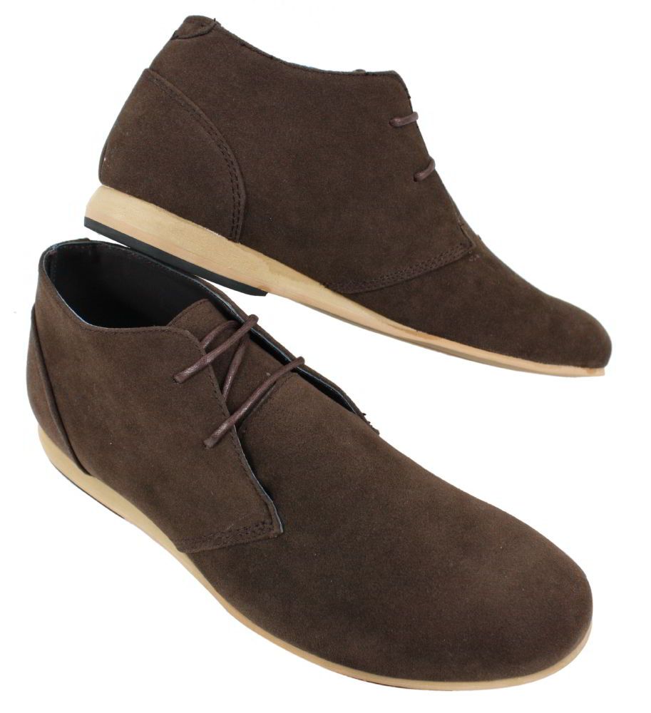 Ανδρικά Μαύρα Μπεζ Καφέ Navy Desert Boots Παπούτσια με ψηλό τελείωμα, Σουέτ, Τσέλσι μέχρι τον αστράγαλο