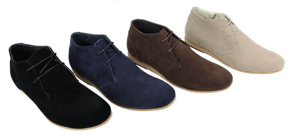 Ανδρικά Μαύρα Μπεζ Καφέ Navy Desert Boots Παπούτσια με ψηλό τελείωμα, Σουέτ, Τσέλσι μέχρι τον αστράγαλο