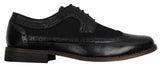 Ανδρικά Δερμάτινα Παπούτσια Brogues Ιταλικού Σχεδιασμού Έξυπνα Καθημερινά Καφέ Μαύρο Ναυτικό Ρετρό
