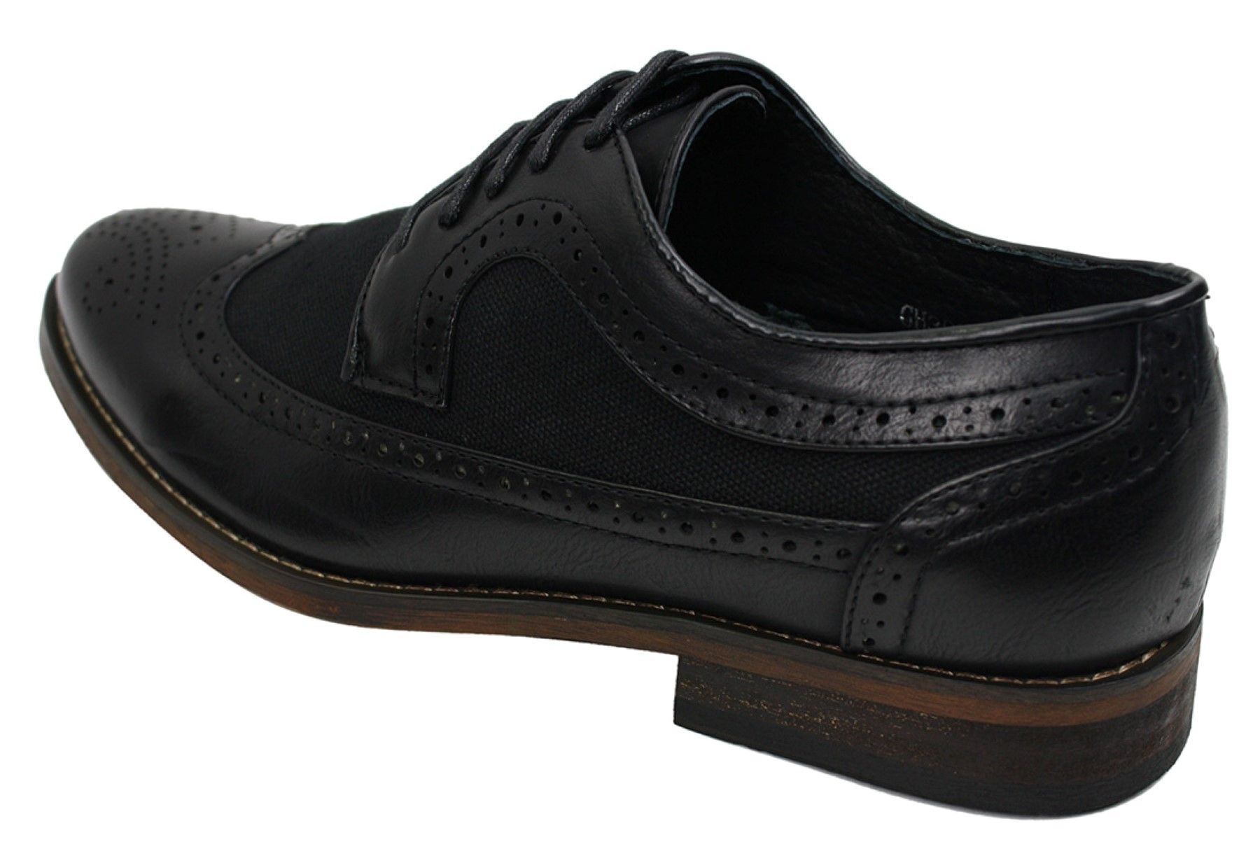 Ανδρικά Δερμάτινα Παπούτσια Brogues Ιταλικού Σχεδιασμού Έξυπνα Καθημερινά Καφέ Μαύρο Ναυτικό Ρετρό