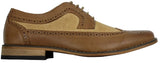 Ανδρικά Δερμάτινα Παπούτσια Brogues Ιταλικού Σχεδιασμού Έξυπνα Καθημερινά Καφέ Μαύρο Ναυτικό Ρετρό