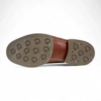 Ανδρικά καφέ σουέτ δερμάτινα παπούτσια brogues