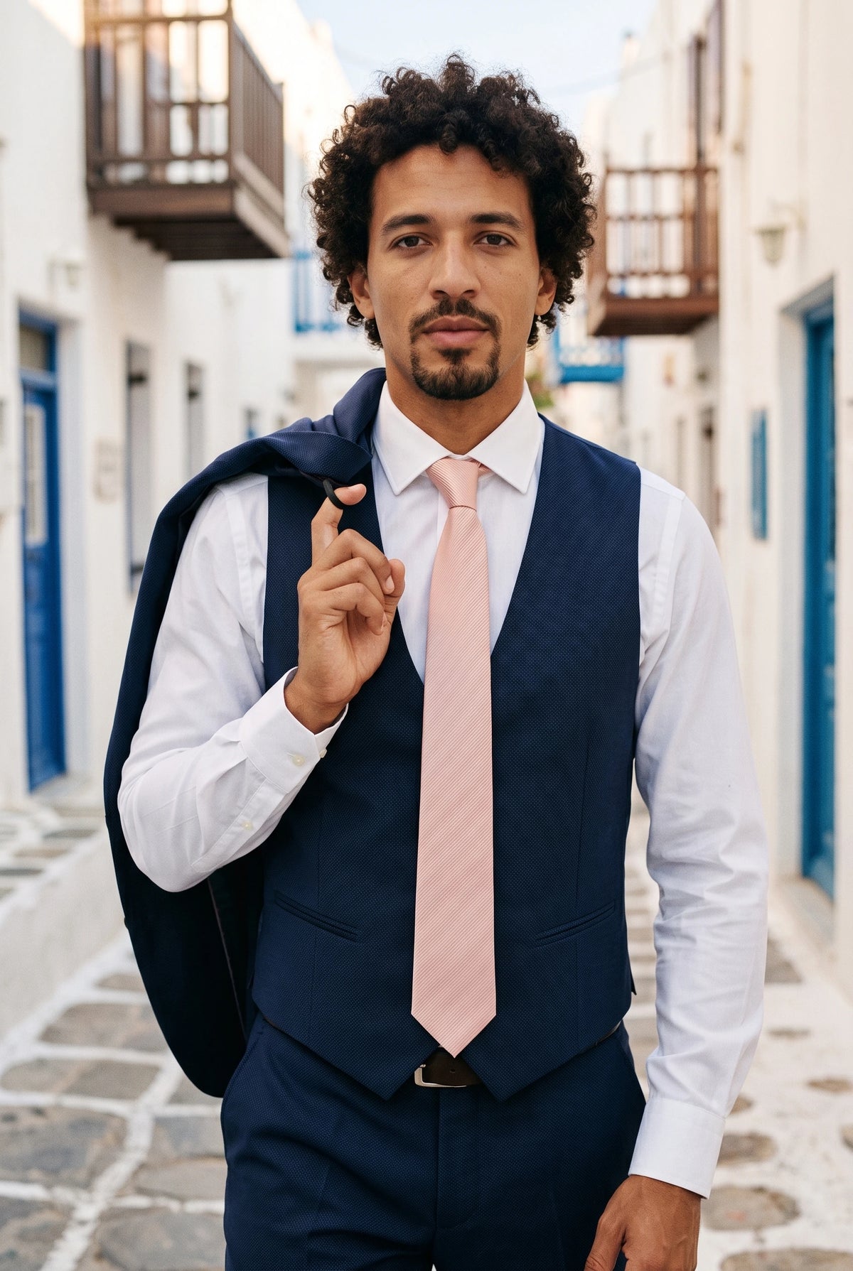 Ανδρική Γραβάτα Dusty Pink Slim 6cm