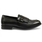 Ανδρικά μοκασίνια με κρόσσια και λουράκι Monk Slip-On