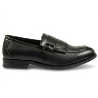 Ανδρικά μοκασίνια με κρόσσια και λουράκι Monk Slip-On