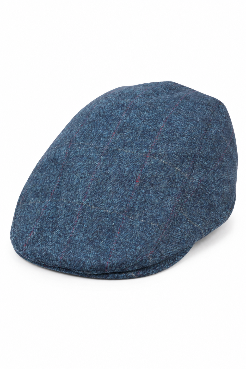 Ανδρικό καπέλο Granddad Baker Flat Blue 8 τμημάτων από τουίντ, vintage, κλασικό, κομψό, casual, δεκαετία του 1920