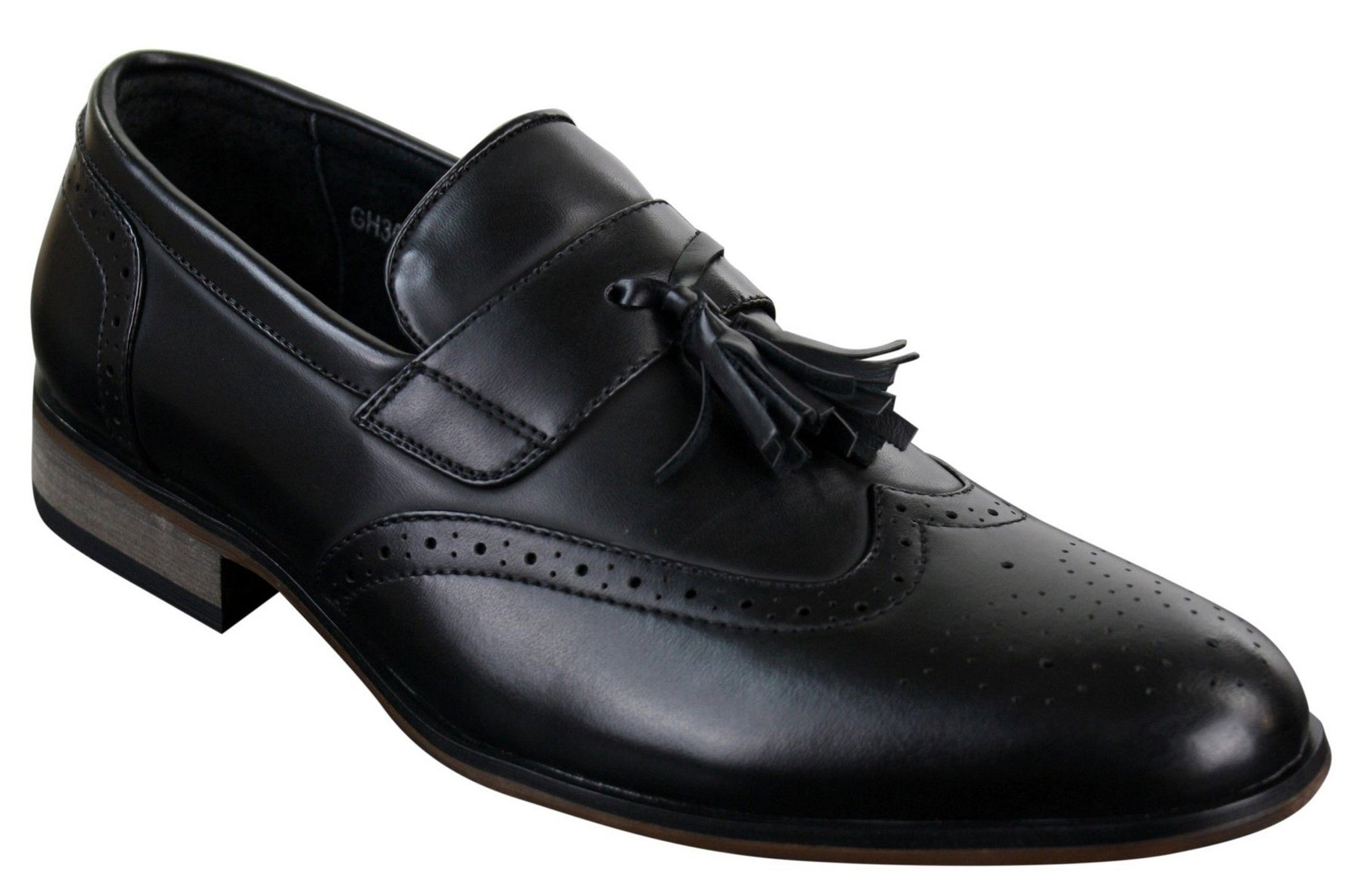 Ανδρικά Δερμάτινα Slip-On Παπούτσια Οδήγησης με Φούντες, Μοκασίνια, Κλασικά, Vintage, Ρετρό