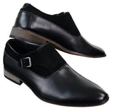 Ανδρικά Δερμάτινα & Σουέτ Slip-on Παπούτσια Ιταλικού Σχεδιασμού με Αγκράφα, Έξυπνα, Καθημερινά, Επίσημα