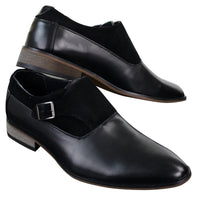 Ανδρικά Δερμάτινα & Σουέτ Slip-on Παπούτσια Ιταλικού Σχεδιασμού με Αγκράφα, Έξυπνα, Καθημερινά, Επίσημα