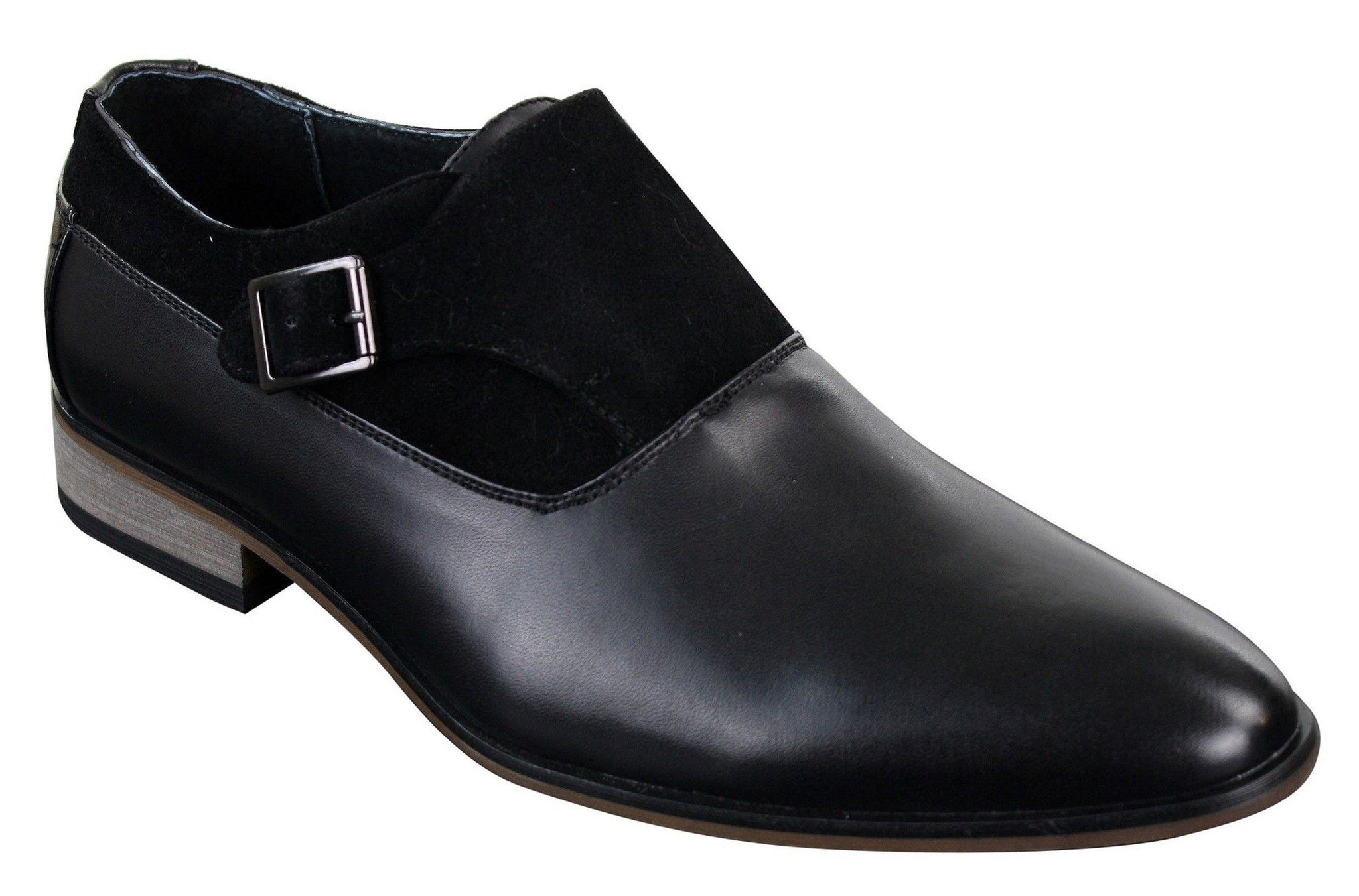 Ανδρικά Δερμάτινα & Σουέτ Slip-on Παπούτσια Ιταλικού Σχεδιασμού με Αγκράφα, Έξυπνα, Καθημερινά, Επίσημα