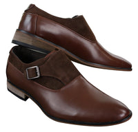 Ανδρικά Δερμάτινα & Σουέτ Slip-on Παπούτσια Ιταλικού Σχεδιασμού με Αγκράφα, Έξυπνα, Καθημερινά, Επίσημα