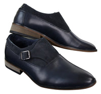 Ανδρικά Δερμάτινα & Σουέτ Slip-on Παπούτσια Ιταλικού Σχεδιασμού με Αγκράφα, Έξυπνα, Καθημερινά, Επίσημα