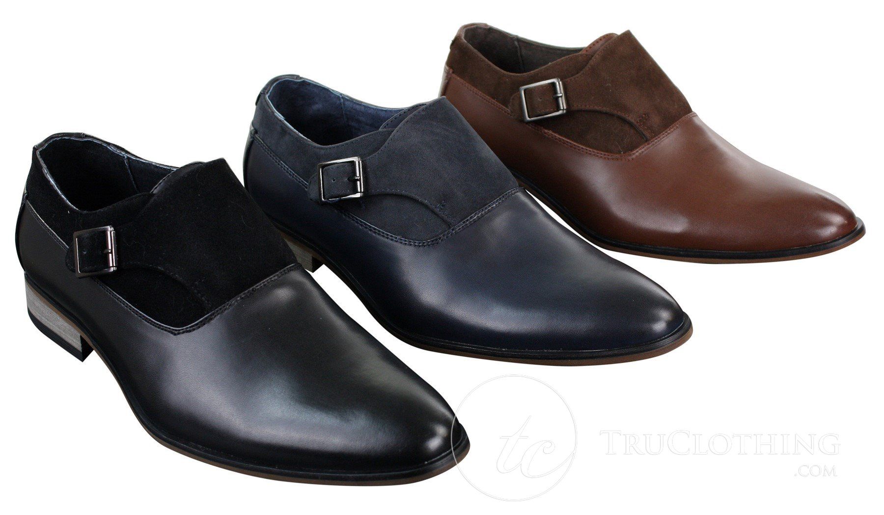 Ανδρικά Δερμάτινα & Σουέτ Slip-on Παπούτσια Ιταλικού Σχεδιασμού με Αγκράφα, Έξυπνα, Καθημερινά, Επίσημα