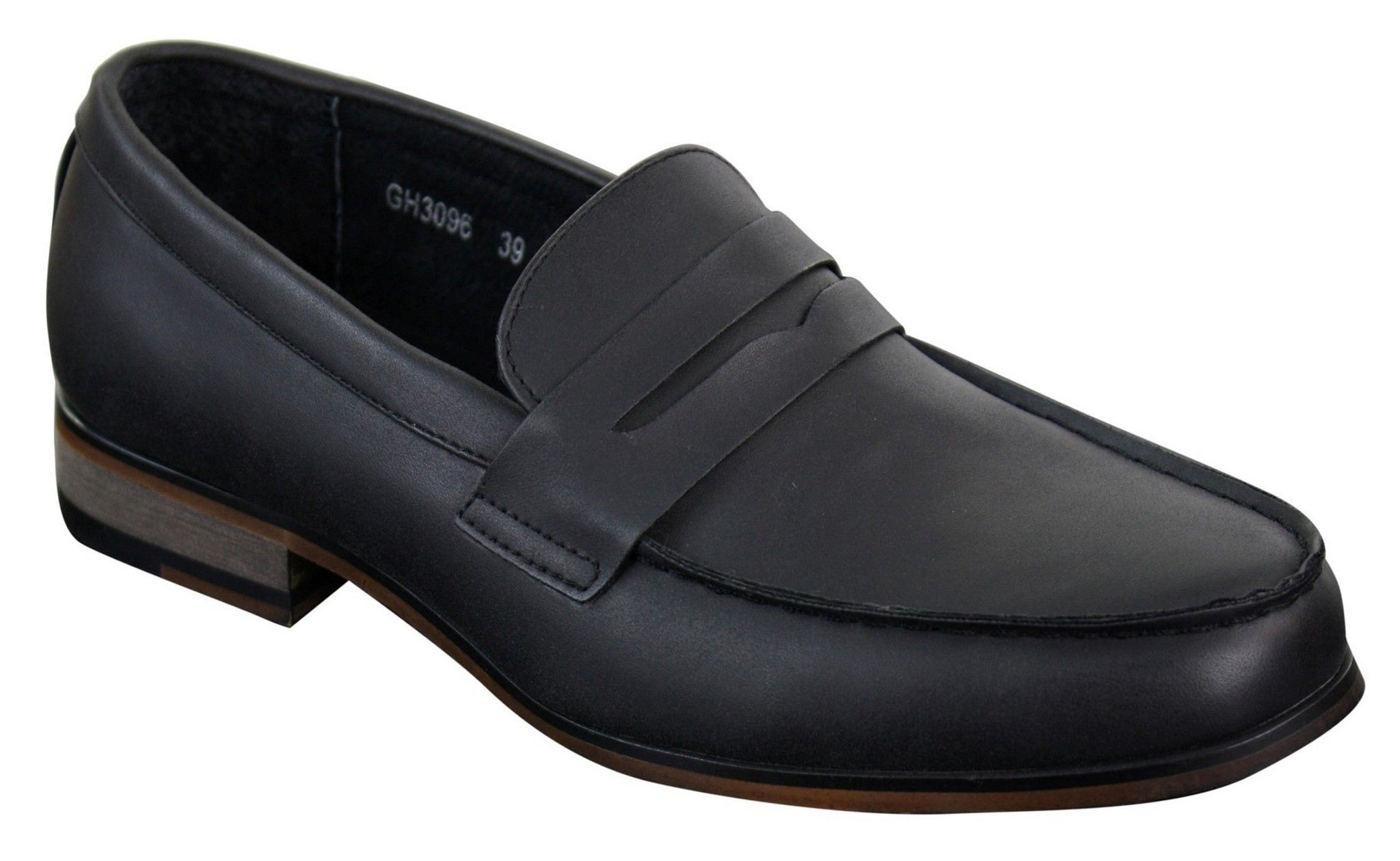 Ανδρικά μοκασίνια από δέρμα Nubuck Slip On Παπούτσια Vintage Retro Classic