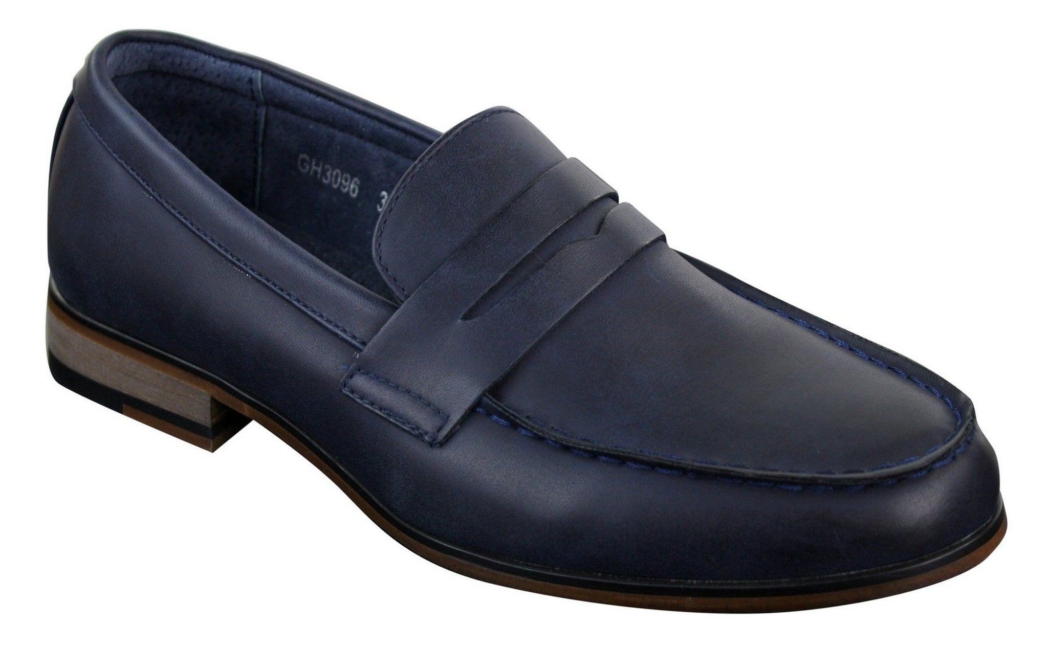 Ανδρικά μοκασίνια από δέρμα Nubuck Slip On Παπούτσια Vintage Retro Classic