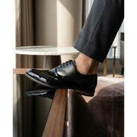 Ανδρικά παπούτσια Oxford από λουστρίνι PU με Wingtip