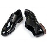 Ανδρικά παπούτσια Oxford από λουστρίνι PU με Wingtip