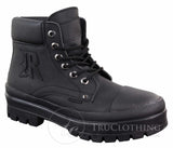 Ανδρικά μποτάκια από δέρμα PU