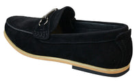 Ανδρικά Loafers με αγκράφα Horsebit Driving Shoes Retro Smart Casual Suede