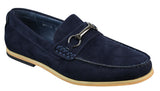 Ανδρικά Loafers με αγκράφα Horsebit Driving Shoes Retro Smart Casual Suede