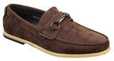 Ανδρικά Loafers με αγκράφα Horsebit Driving Shoes Retro Smart Casual Suede