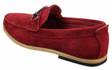 Ανδρικά Loafers με αγκράφα Horsebit Driving Shoes Retro Smart Casual Suede