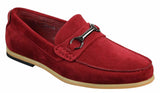 Ανδρικά Loafers με αγκράφα Horsebit Driving Shoes Retro Smart Casual Suede