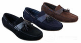 Ανδρικά Slip-on Δερμάτινα Παπούτσια Οδήγησης με Εσωτερική Πόρπη PU, Σατέν, Έξυπνα, Casual Loafers