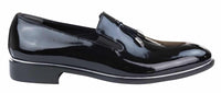 Ανδρικά παπούτσια με slip-on και μεταλλικό φινίρισμα