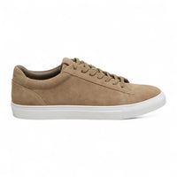 Ανδρικά Casual Sneakers από Σουέτ σε Γκρι απόχρωση Stone Grey με Δερμάτινα Κορδόνια