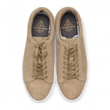 Ανδρικά Casual Sneakers από Σουέτ σε Γκρι απόχρωση Stone Grey με Δερμάτινα Κορδόνια