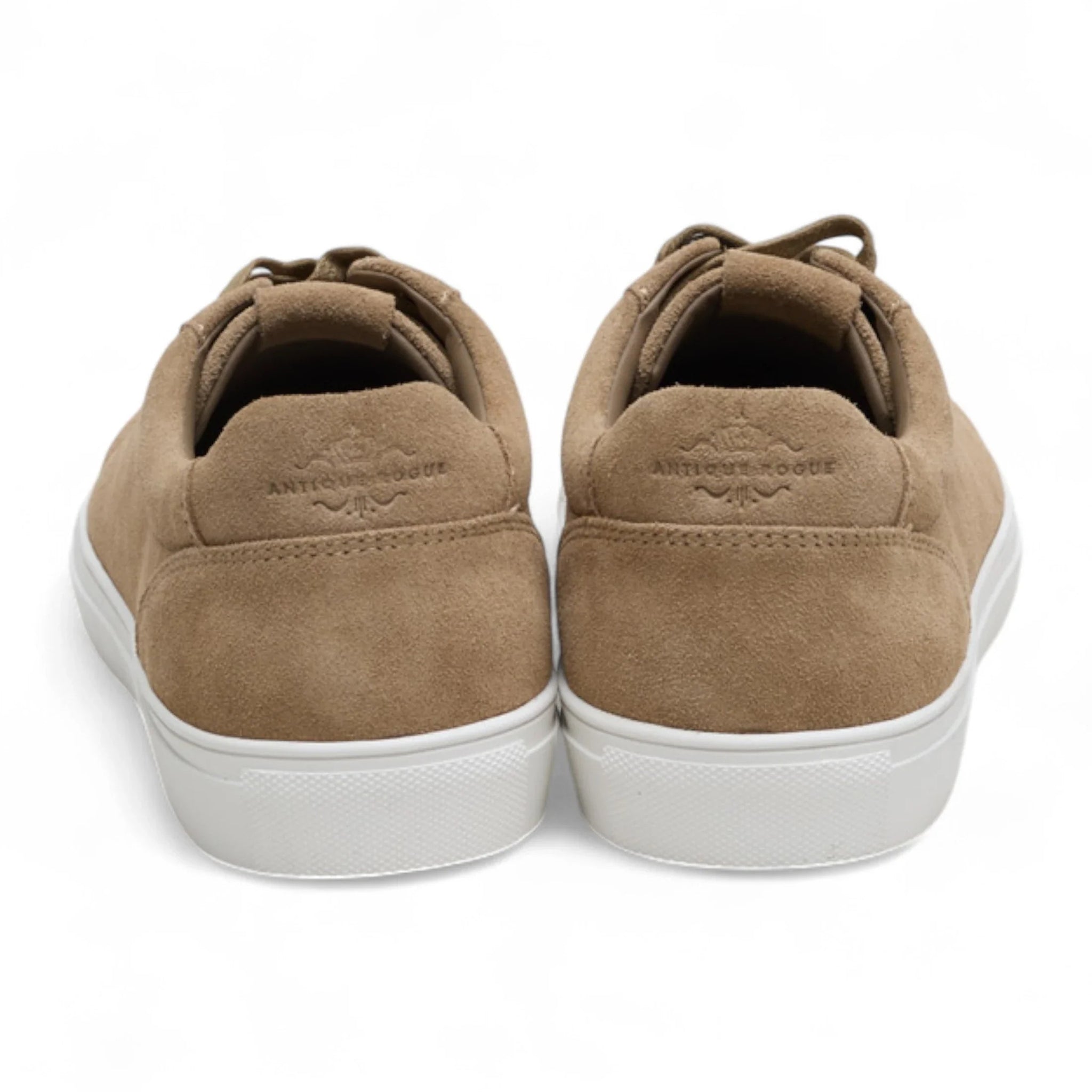 Ανδρικά Casual Sneakers από Σουέτ σε Γκρι απόχρωση Stone Grey με Δερμάτινα Κορδόνια