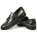 Ανδρικά Loafers με Γυαλιστερό Φούντα και Σλιπ-Οn