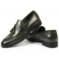 Ανδρικά Loafers με Γυαλιστερό Φούντα και Σλιπ-Οn