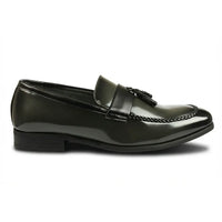 Ανδρικά Loafers με Γυαλιστερό Φούντα και Σλιπ-Οn