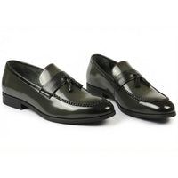 Ανδρικά Loafers με Γυαλιστερό Φούντα και Σλιπ-Οn
