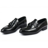 Ανδρικά Loafers με Γυαλιστερό Φούντα και Σλιπ-Οn