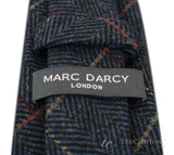 Ανδρικές Γραβάτες Marc Darcy με Υφή από Τουίντ, Κλασικές, Vintage, Ρετρό, Eton, Ναυτικό Μπλε