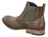 Ανδρικά vintage μποτάκια Brogue μέχρι τον αστράγαλο - Cavani Fox