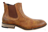 Ανδρικά vintage μποτάκια Brogue μέχρι τον αστράγαλο - Cavani Fox