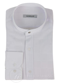 Ανδρικό πουκάμισο με vintage καρό σχέδιο και αφαιρούμενο γιακά