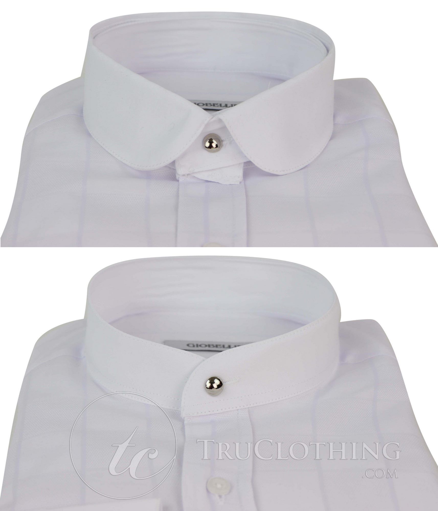 Ανδρικό πουκάμισο με vintage καρό σχέδιο και αφαιρούμενο γιακά