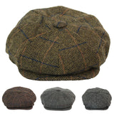 Ανδρικό Vintage Tweed Καπέλο Peaky Blinders