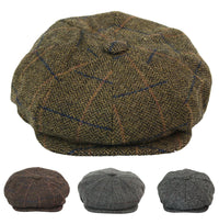 Ανδρικό Vintage Tweed Καπέλο Peaky Blinders