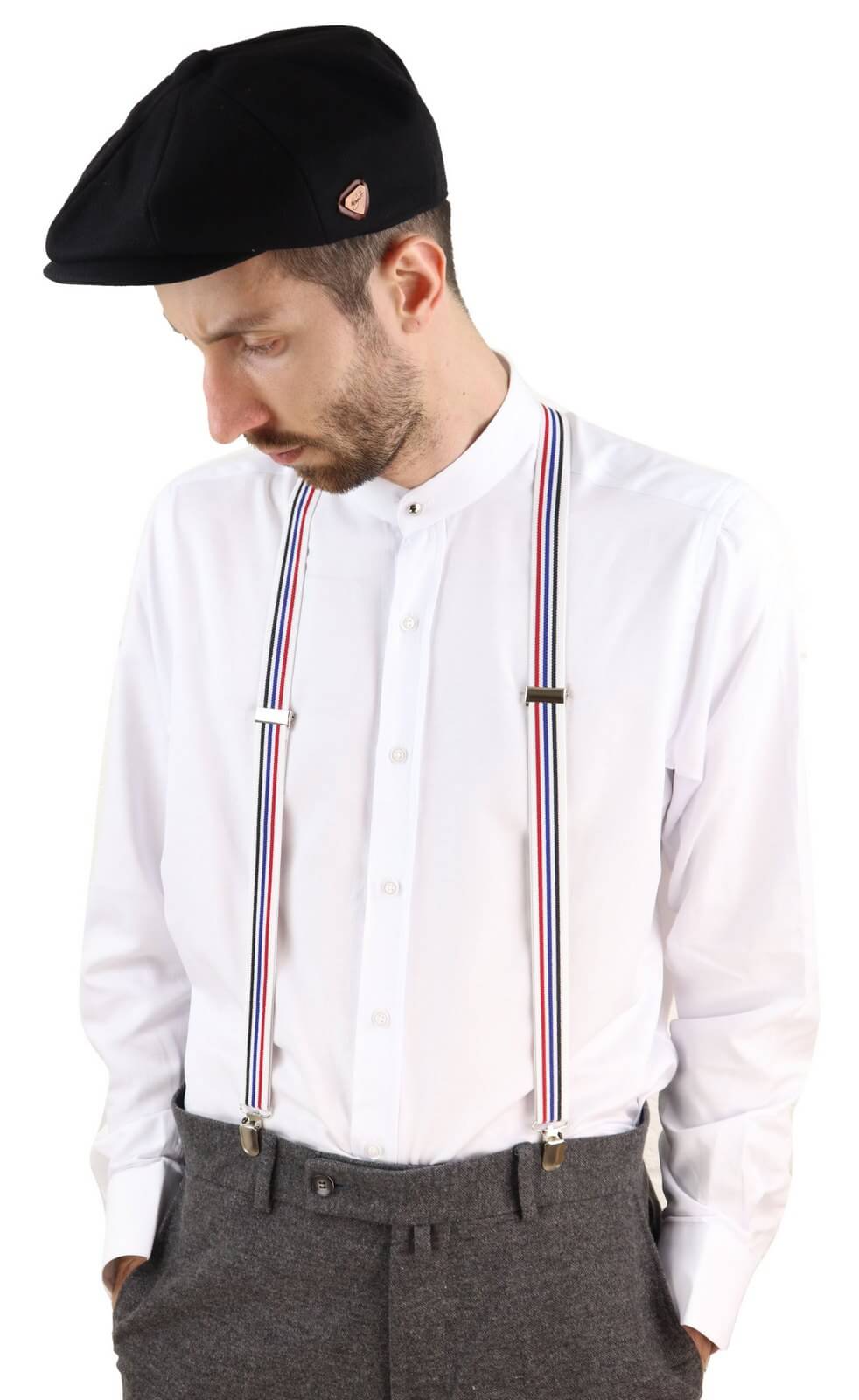 Ανδρικές Κλασικές Ριγέ Τιράντες Παντελονιού