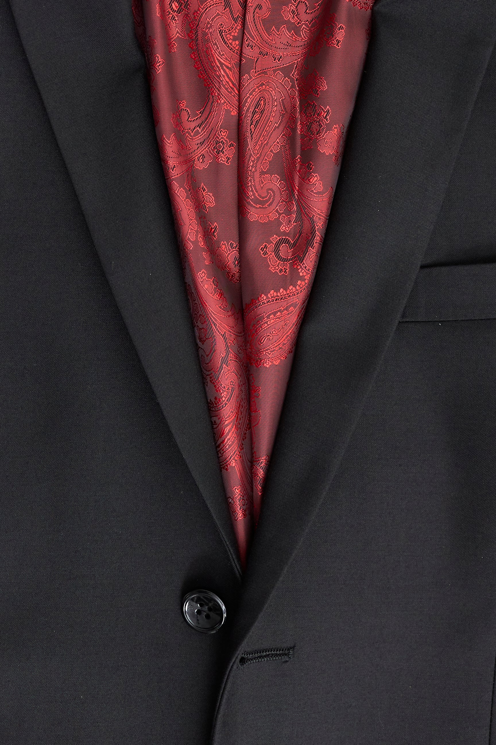 Paul Andrew Parker - Ανδρικό Κοστούμι 3 Τεμαχίων Μαύρο, Πλήρης Εφαρμογή, Κλασικό Ανδρικό Κοστούμι Πένθους Κηδείας