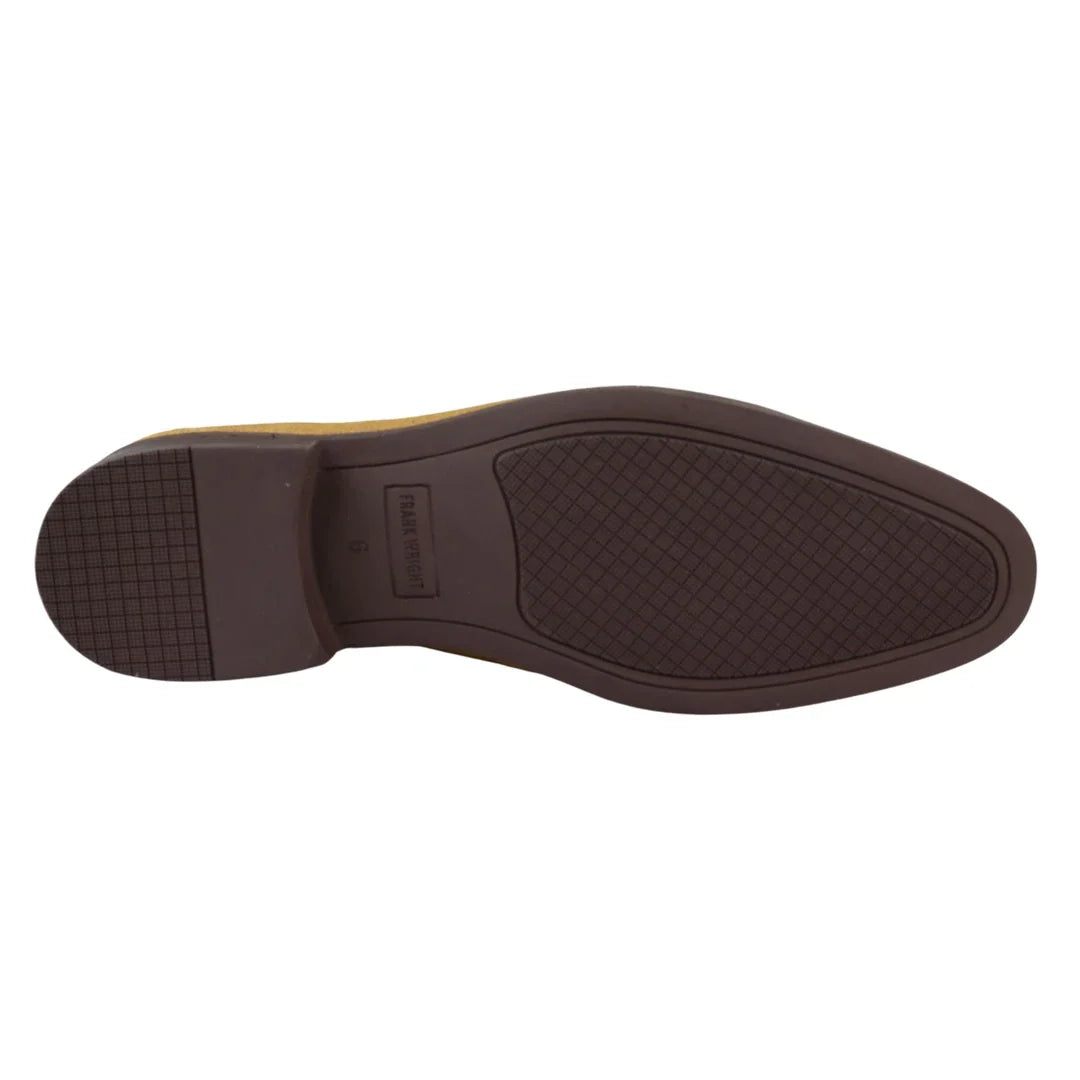 Ανδρικά Μοκασίνια Slip-on, Καφέ, Φούντα, Γνήσιο Σουέτ, Κομψό, Καθημερινό Φόρεμα, Κλασικό για Οδήγηση