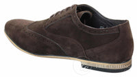 Patron 238 Ανδρικά Δερμάτινα Brogues από Σουέτ, Έξυπνα, Καθημερινά, Κόκκινα, Καφέ, Ναυτικό, Μαύρο, Ρετρό, Παπούτσια με Δαντέλα