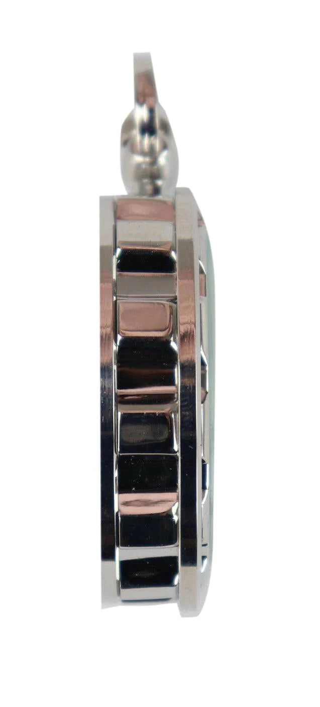 Αυτόματο μηχανικό vintage ασημένιο ρολόι τσέπης